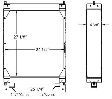 450003 - Industrial Radiator Radiator