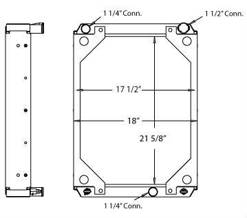 450006 - Military Radiator Smiths Only Radiator