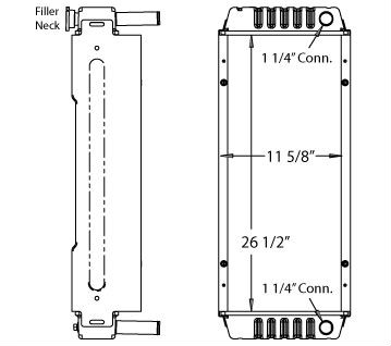 450026 - Bobcat Radiator Radiator