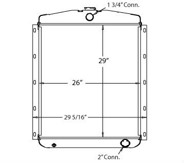 450027 - GMC Power Unit Radiator