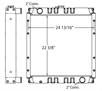 450042 - Caterpillar 312 Excavator Radiator