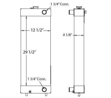 450065 - Komatsu Radiator Radiator