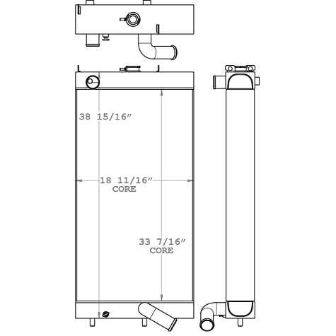 450071 - Komatsu Radiator