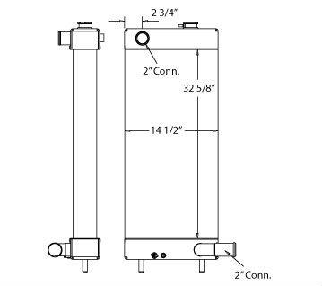 450076 - Komatsu PC228 Radiator