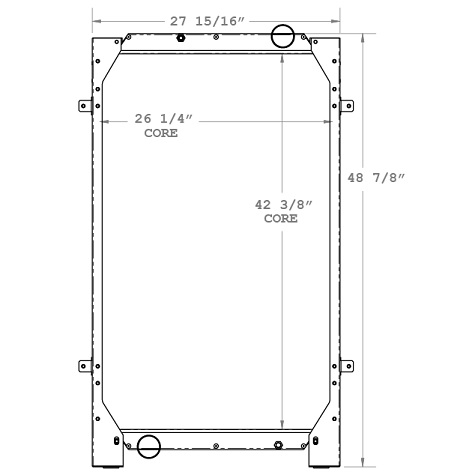 450100 - Multiquip / Volvo TAD520GE  Radiator Radiator