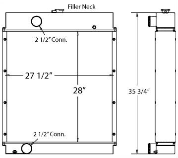 450111 - Generator Radiator Radiator