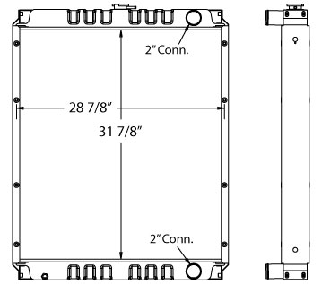 450116 - Link-Belt Radiator Radiator