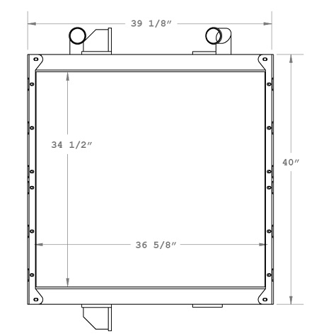 450125 - Industrial Radiator Oil Cooler