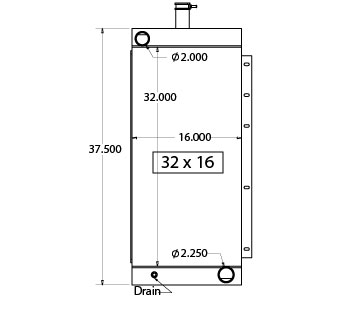 450129 - Atlas Copco Radiator Radiator