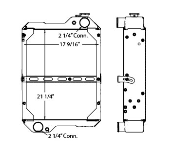 450138 - Case MX100C Radiator Radiator