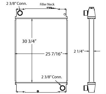 450141 - John Deere Radiator