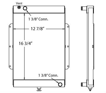 450152 - Rigmaster APU Radiator Radiator