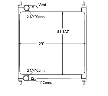 450154 - Caterpillar Radiator Radiator