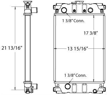 450169 - Perkins Powered Radiator Radiator