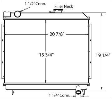 450170 - Broce Broom Radiator Radiator