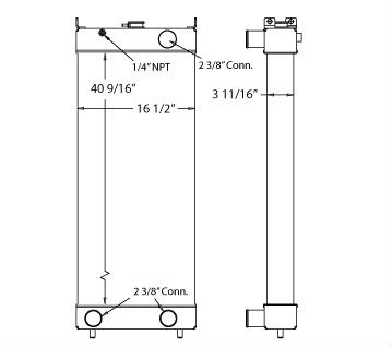 450191 - Komatsu Radiator Radiator