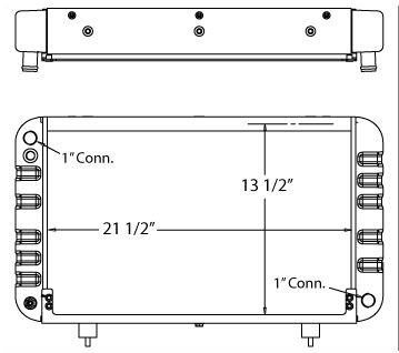 450195 - Blackrock APU Radiator Radiator