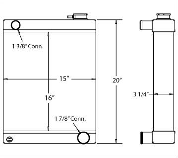 450196 - American Heliarc Welder Radiator Radiator