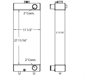 450197 - Komatsu Radiator Radiator