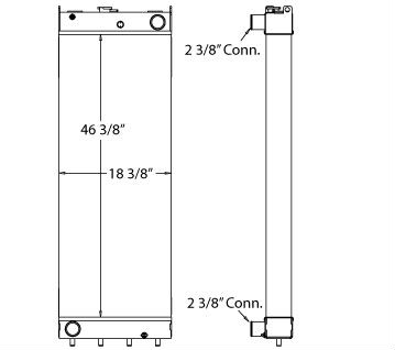 450202 - Komatsu Radiator Radiator