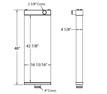 450210 - Komatsu HD465 & HD605 Radiator Radiator