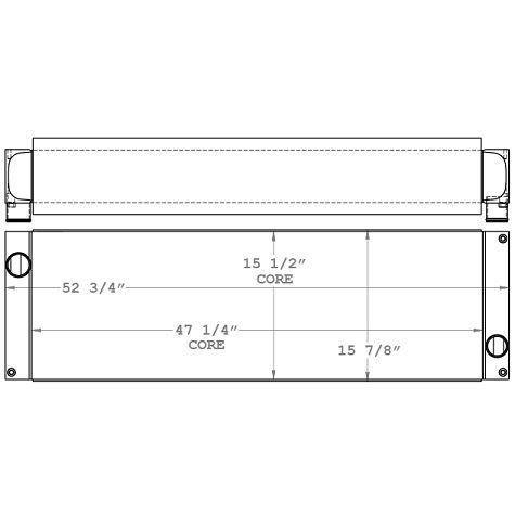 450220 - Aluminum Industrial Radiator Radiator