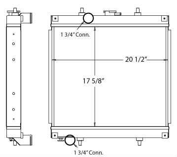 450223 - Bobcat Radiator Radiator