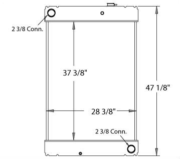 450227 - John Deere Radiator Radiator