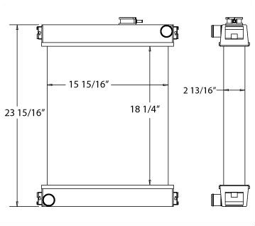 450238 - JCB 170 Radiator Radiator