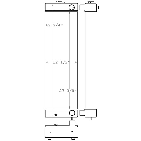 450247 - Komatsu Radiator Radiator