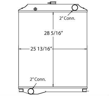 450253 - Generator / Light Tower Radiator Radiator