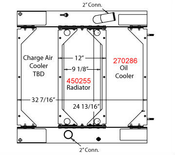 450255 - Radiator part of 2900-55 Radiator