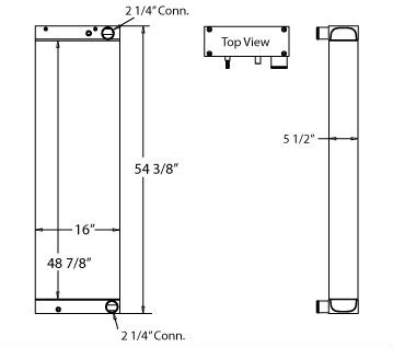 450256 - Aluminum Industrial Radiator Radiator