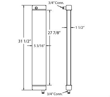 450261 - Industrial Aluminum Radiator Radiator