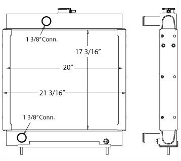 450266 - Caterpillar Industrial Radiator Radiator