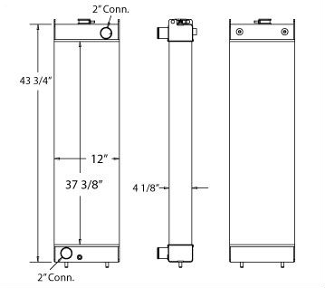 450267 - Komatsu Radiator Radiator