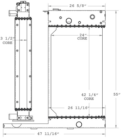 450275 - Detroit Diesel Radiator Radiator