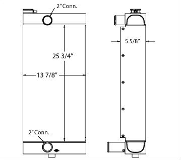 450276 - Aluminum Industrial Radiator Radiator