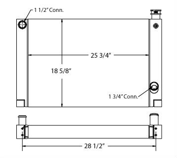 450281 - Wood Chipper Radiator Radiator