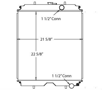 450288 - Radiator part of 2900-62P Radiator