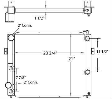 450296 - Tug Aluminum Radiator Radiator