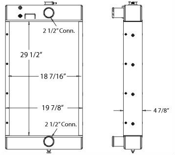 450316 - John Deere Radiator Radiator