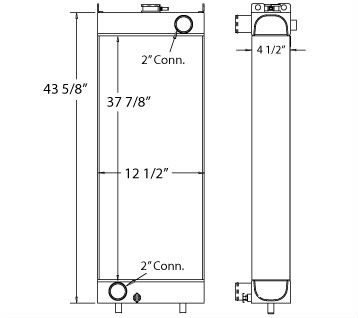 450322 - Komatsu Radiator Radiator