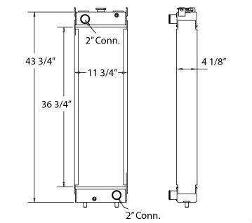 450324 - Komatsu Radiator Radiator