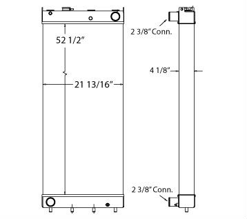 450325 - Komatsu Radiator Radiator