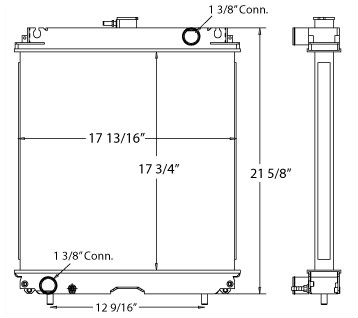 450326 - Multiquip Radiator Radiator