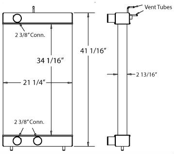 450336 - Komatsu HM300 Radiator Radiator