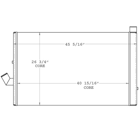 450339 - MCI Bus Radiator Radiator