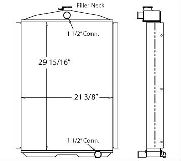 450340 - Industrial Radiator Radiator