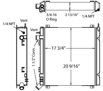 450350 - Bobcat Loader T770 Radiator